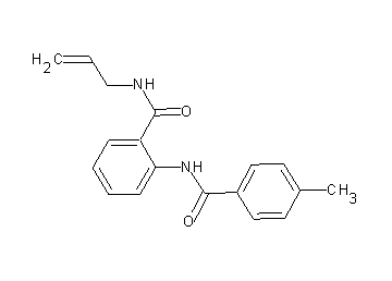 N-allyl-2-[(4-methylbenzoyl)amino]benzamide