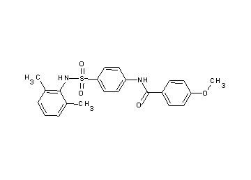 N-(4-{[(2,6-dimethylphenyl)amino]sulfonyl}phenyl)-4-methoxybenzamide