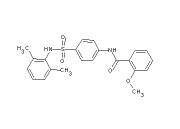 N-(4-{[(2,6-dimethylphenyl)amino]sulfonyl}phenyl)-2-methoxybenzamide