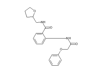 2-[(phenoxyacetyl)amino]-N-(tetrahydro-2-furanylmethyl)benzamide