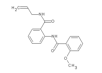 N-{2-[(allylamino)carbonyl]phenyl}-2-methoxybenzamide