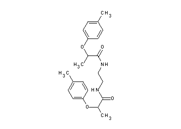N,N'-1,2-ethanediylbis[2-(4-methylphenoxy)propanamide]