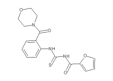 N-({[2-(4-morpholinylcarbonyl)phenyl]amino}carbonothioyl)-2-furamide