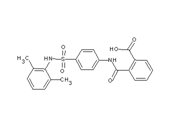 2-{[(4-{[(2,6-dimethylphenyl)amino]sulfonyl}phenyl)amino]carbonyl}benzoic acid