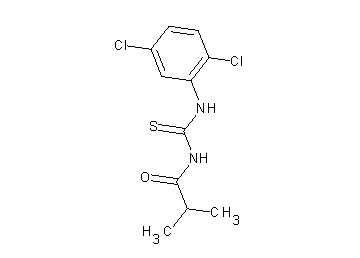 N-{[(2,5-dichlorophenyl)amino]carbonothioyl}-2-methylpropanamide