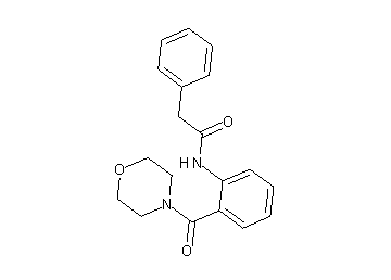 N-[2-(4-morpholinylcarbonyl)phenyl]-2-phenylacetamide