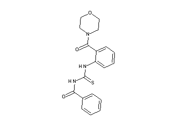 N-({[2-(4-morpholinylcarbonyl)phenyl]amino}carbonothioyl)benzamide
