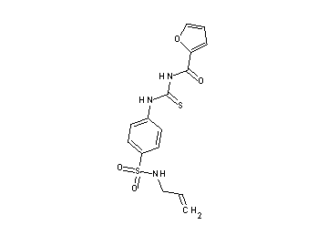 N-[({4-[(allylamino)sulfonyl]phenyl}amino)carbonothioyl]-2-furamide