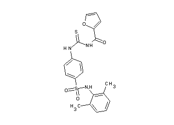 N-{[(4-{[(2,6-dimethylphenyl)amino]sulfonyl}phenyl)amino]carbonothioyl}-2-furamide