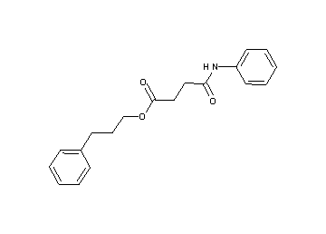 3-phenylpropyl 4-anilino-4-oxobutanoate