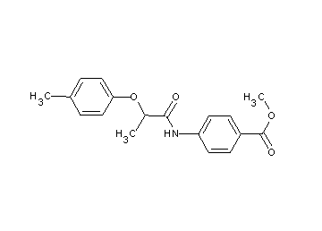 methyl 4-{[2-(4-methylphenoxy)propanoyl]amino}benzoate