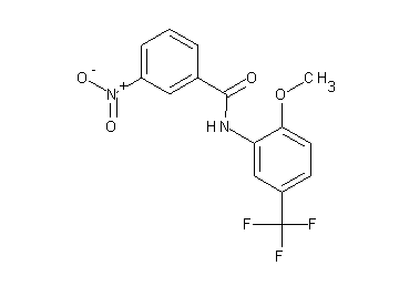 N-[2-methoxy-5-(trifluoromethyl)phenyl]-3-nitrobenzamide