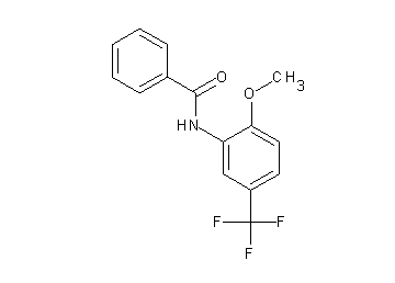 N-[2-methoxy-5-(trifluoromethyl)phenyl]benzamide