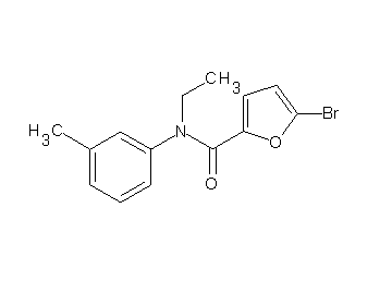 5-bromo-N-ethyl-N-(3-methylphenyl)-2-furamide