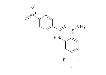 N-[2-methoxy-5-(trifluoromethyl)phenyl]-4-nitrobenzamide