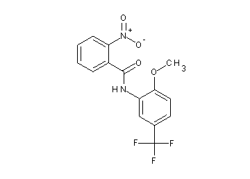 N-[2-methoxy-5-(trifluoromethyl)phenyl]-2-nitrobenzamide