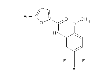 5-bromo-N-[2-methoxy-5-(trifluoromethyl)phenyl]-2-furamide - Click Image to Close