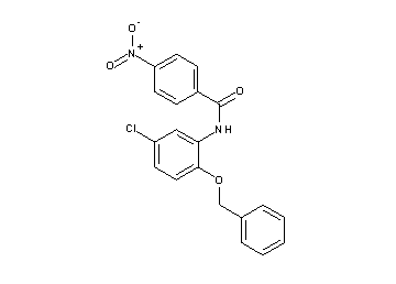 N-[2-(benzyloxy)-5-chlorophenyl]-4-nitrobenzamide