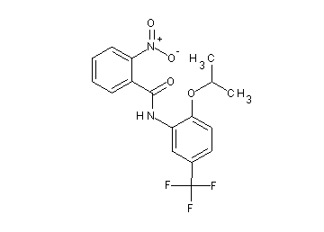 N-[2-isopropoxy-5-(trifluoromethyl)phenyl]-2-nitrobenzamide