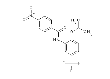 N-[2-isopropoxy-5-(trifluoromethyl)phenyl]-4-nitrobenzamide