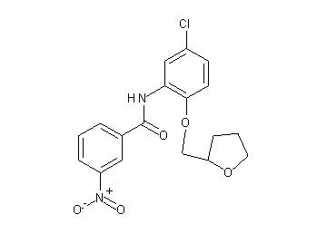 N-[5-chloro-2-(tetrahydro-2-furanylmethoxy)phenyl]-3-nitrobenzamide
