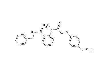 N-benzyl-2-[[(4-methoxyphenoxy)acetyl](methyl)amino]benzamide