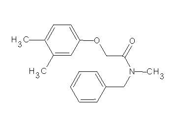 N-benzyl-2-(3,4-dimethylphenoxy)-N-methylacetamide