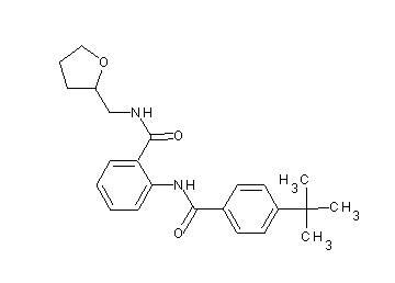 2-[(4-tert-butylbenzoyl)amino]-N-(tetrahydro-2-furanylmethyl)benzamide