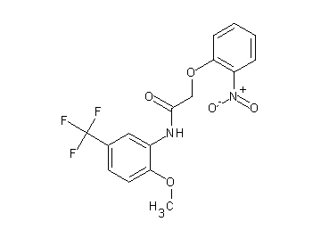 N-[2-methoxy-5-(trifluoromethyl)phenyl]-2-(2-nitrophenoxy)acetamide