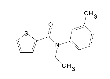 N-ethyl-N-(3-methylphenyl)-2-thiophenecarboxamide