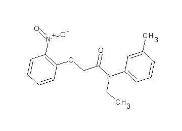 N-ethyl-N-(3-methylphenyl)-2-(2-nitrophenoxy)acetamide