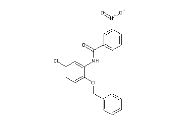 N-[2-(benzyloxy)-5-chlorophenyl]-3-nitrobenzamide