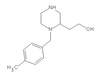 2-[1-(4-methylbenzyl)-2-piperazinyl]ethanol