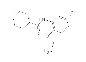 N-(5-chloro-2-ethoxyphenyl)cyclohexanecarboxamide