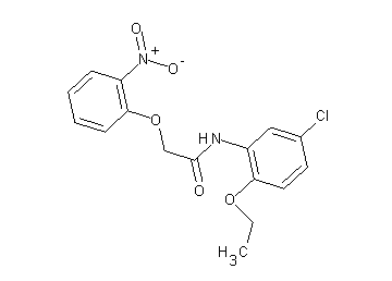 N-(5-chloro-2-ethoxyphenyl)-2-(2-nitrophenoxy)acetamide
