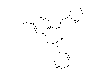 N-[5-chloro-2-(tetrahydro-2-furanylmethoxy)phenyl]benzamide