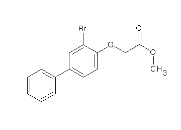 methyl [(3-bromo-4-biphenylyl)oxy]acetate