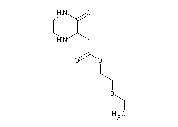 2-ethoxyethyl (3-oxo-2-piperazinyl)acetate
