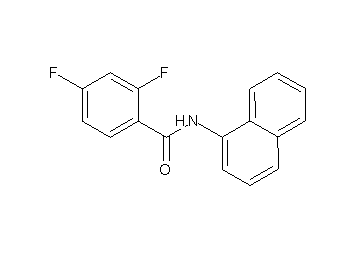 2,4-difluoro-N-1-naphthylbenzamide