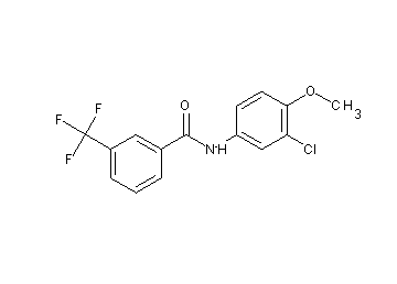 N-(3-chloro-4-methoxyphenyl)-3-(trifluoromethyl)benzamide