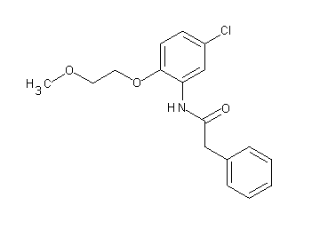 N-[5-chloro-2-(2-methoxyethoxy)phenyl]-2-phenylacetamide