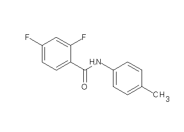 2,4-difluoro-N-(4-methylphenyl)benzamide - Click Image to Close