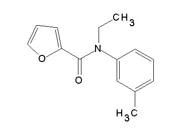 N-ethyl-N-(3-methylphenyl)-2-furamide