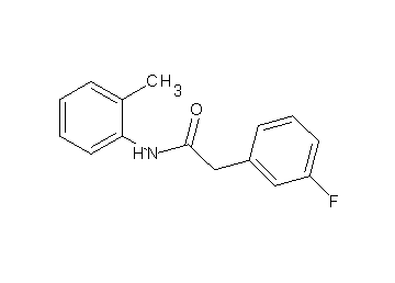 2-(3-fluorophenyl)-N-(2-methylphenyl)acetamide