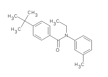 4-tert-butyl-N-ethyl-N-(3-methylphenyl)benzamide
