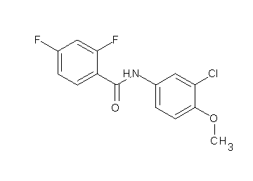 N-(3-chloro-4-methoxyphenyl)-2,4-difluorobenzamide