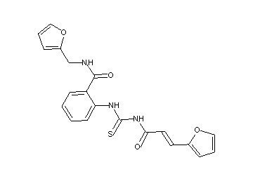2-[({[3-(2-furyl)acryloyl]amino}carbonothioyl)amino]-N-(2-furylmethyl)benzamide