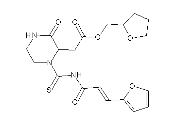 tetrahydro-2-furanylmethyl [1-({[3-(2-furyl)acryloyl]amino}carbonothioyl)-3-oxo-2-piperazinyl]acetate