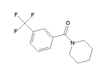 1-[3-(trifluoromethyl)benzoyl]piperidine