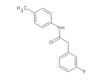 2-(3-fluorophenyl)-N-(4-methylphenyl)acetamide